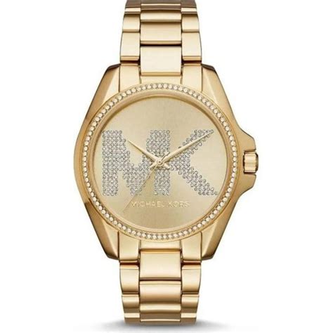 relogio michael kors dourado feminino|Relógio Michael Kors Feminino Bradshaw Dourado .